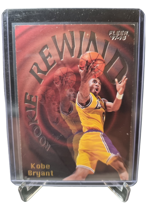 1997-98 Fleer #3 of 10 Kobe Bryant Rookie Rewind 2nd Year Card