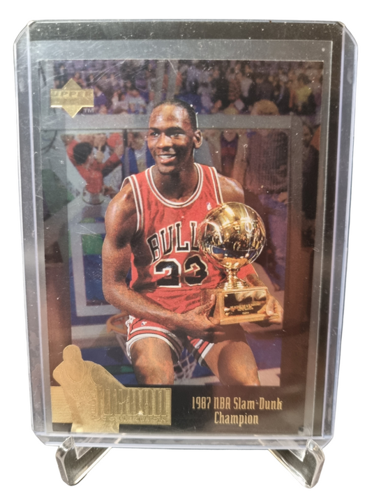 1995 Upper Deck #JC5 Michael Jordan 1987 NBA Slam Dunk Champion