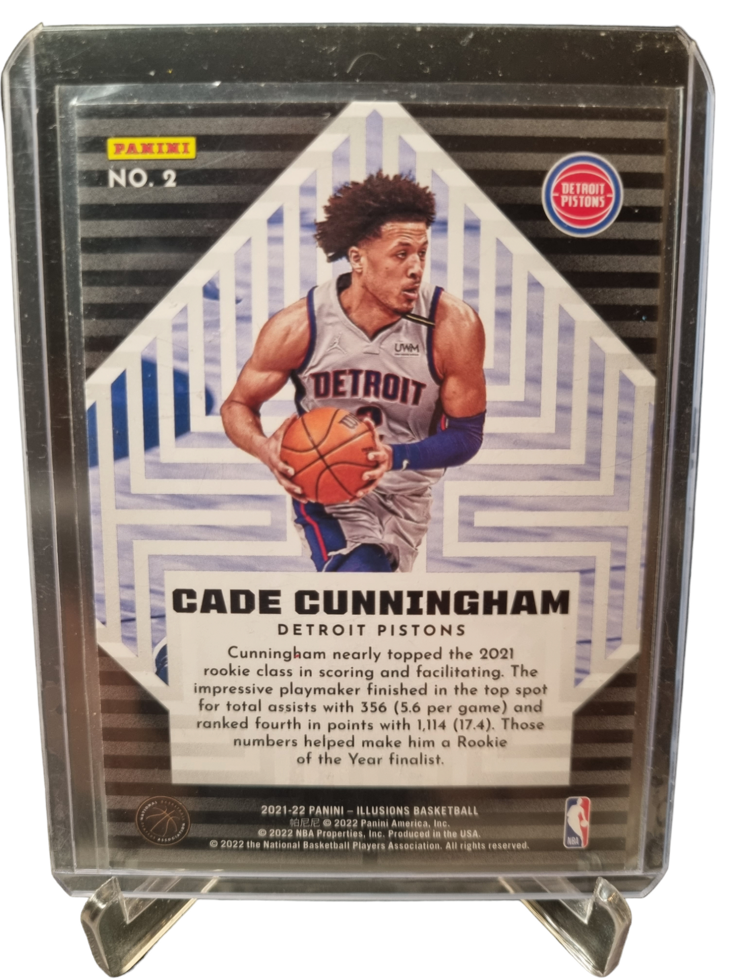 2021-22 Panini Illusions #2 Cade Cunningham Rookie Card Instant Impact