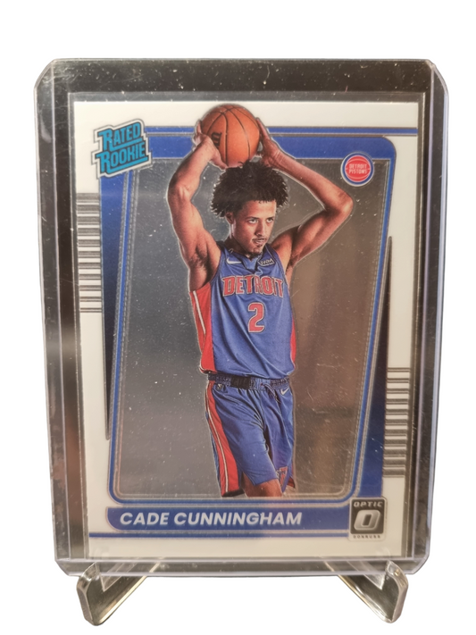 2021-22 Donruss Optic #161 Cade Cunningham Rookie Card Rated Rookie