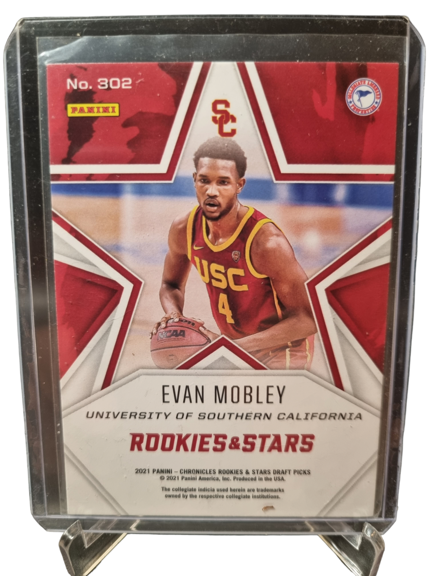 2021-22 Panini Chronicles Rookies And Stars #302 Evan Mobley Rookie Card