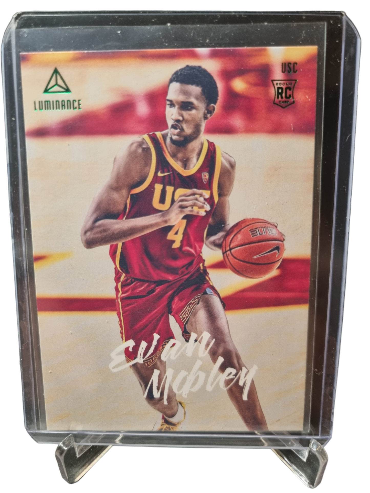 2021-22 Panini Chronicles Luminance #77 Evan Mobley Rookie Card Draft Picks