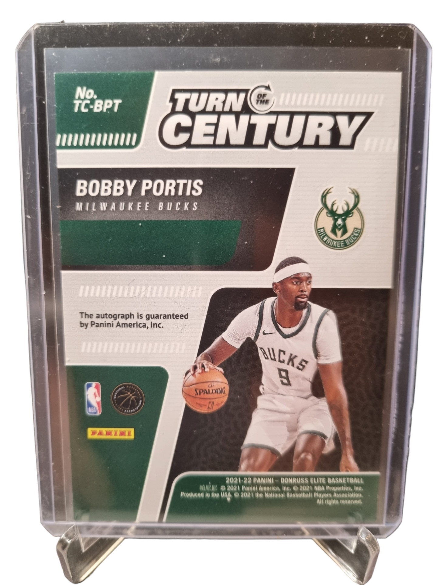 2021-22 Panini Donruss Elite #TC-BPT Bobby Portis Autograph Turn Of The Century