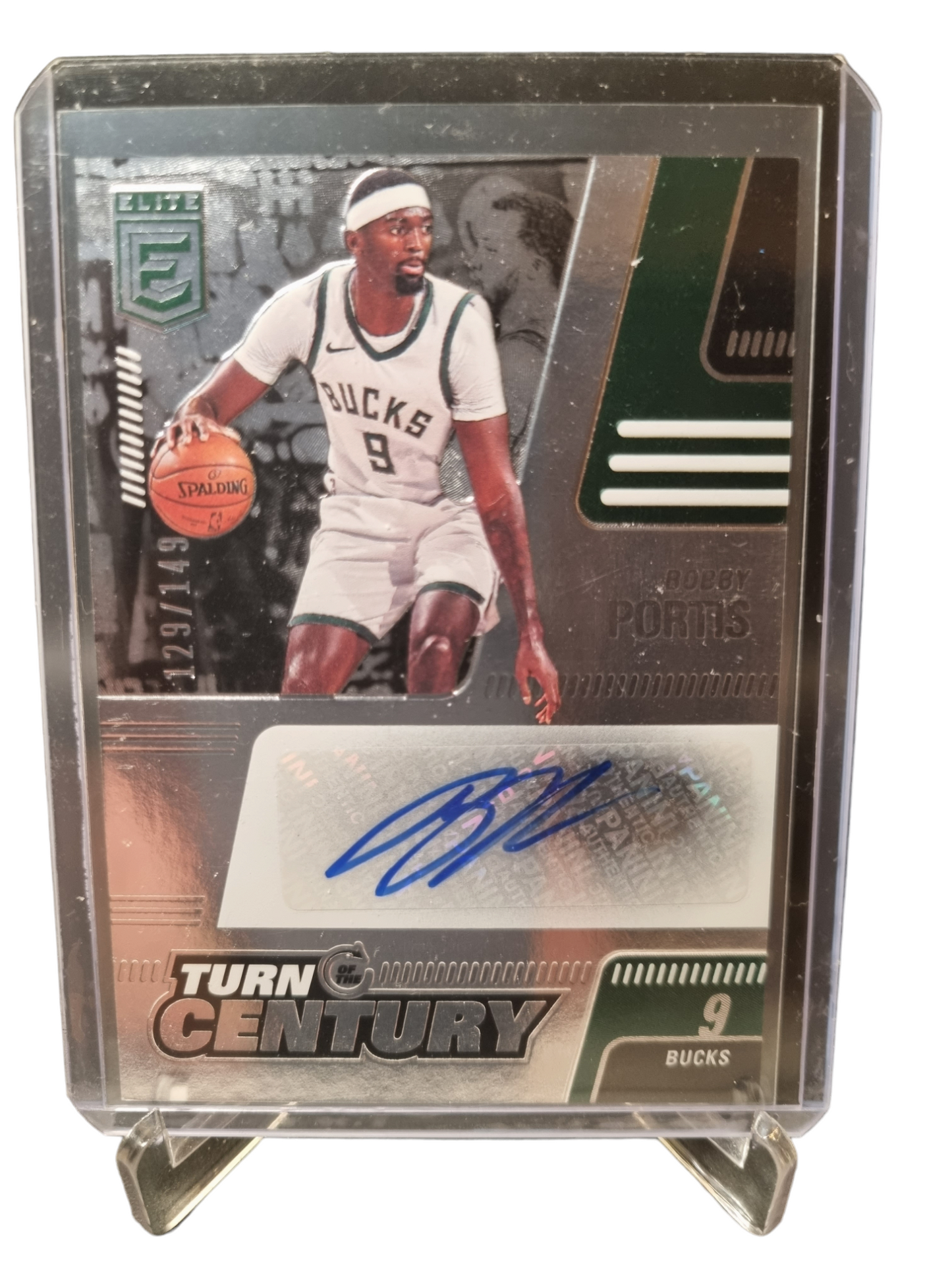 2021-22 Panini Donruss Elite #TC-BPT Bobby Portis Autograph Turn Of The Century