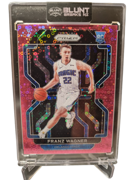 2021-22 Panini Prizm #310 Franz Wagner Rookie Card Fast Break Pink Prizm 30/50