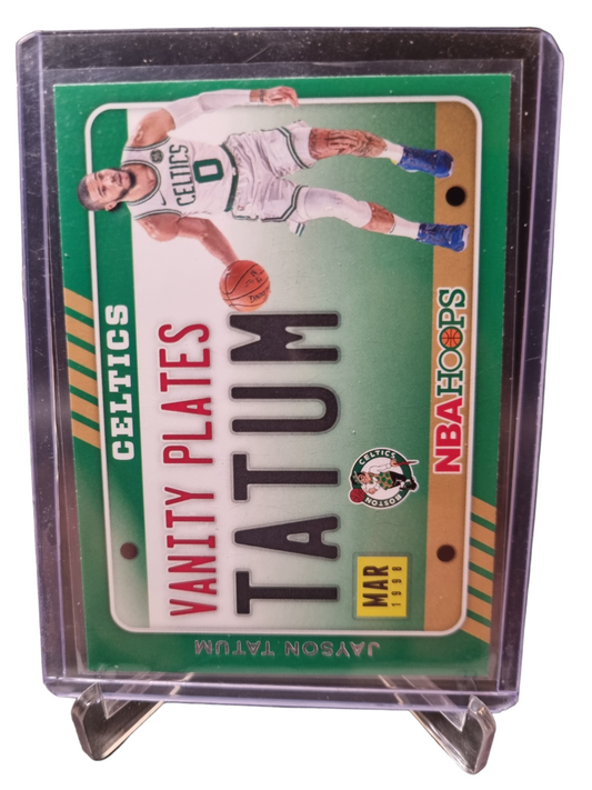 2020-21 Panini Hoops #22 Jayson Tatum Vanity Plates