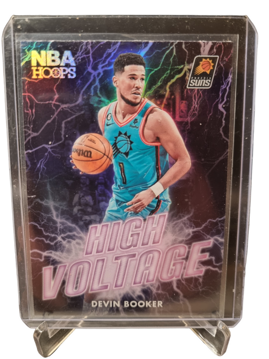 2023-24 Panini Hoops #24 Devon Booker High Voltage