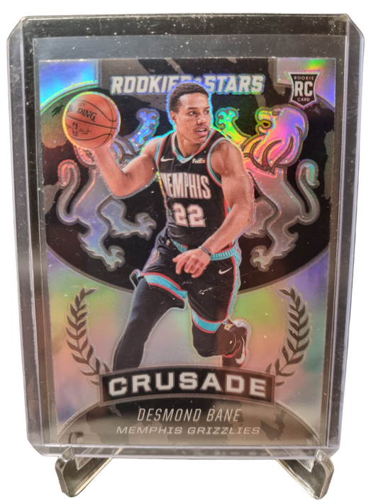 2020-21 Panini Chronicles Rookies And Stars #525 Desmond Bane Rookie Card Crusade Silver Prizm