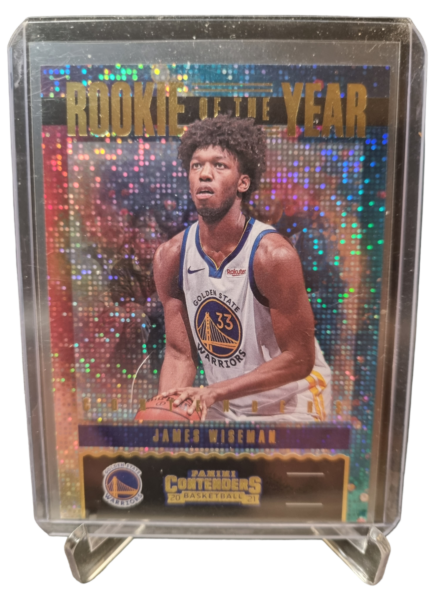 2020-21 Panini Contenders #3 James Wiseman Rookie Card Rookie Of The Year