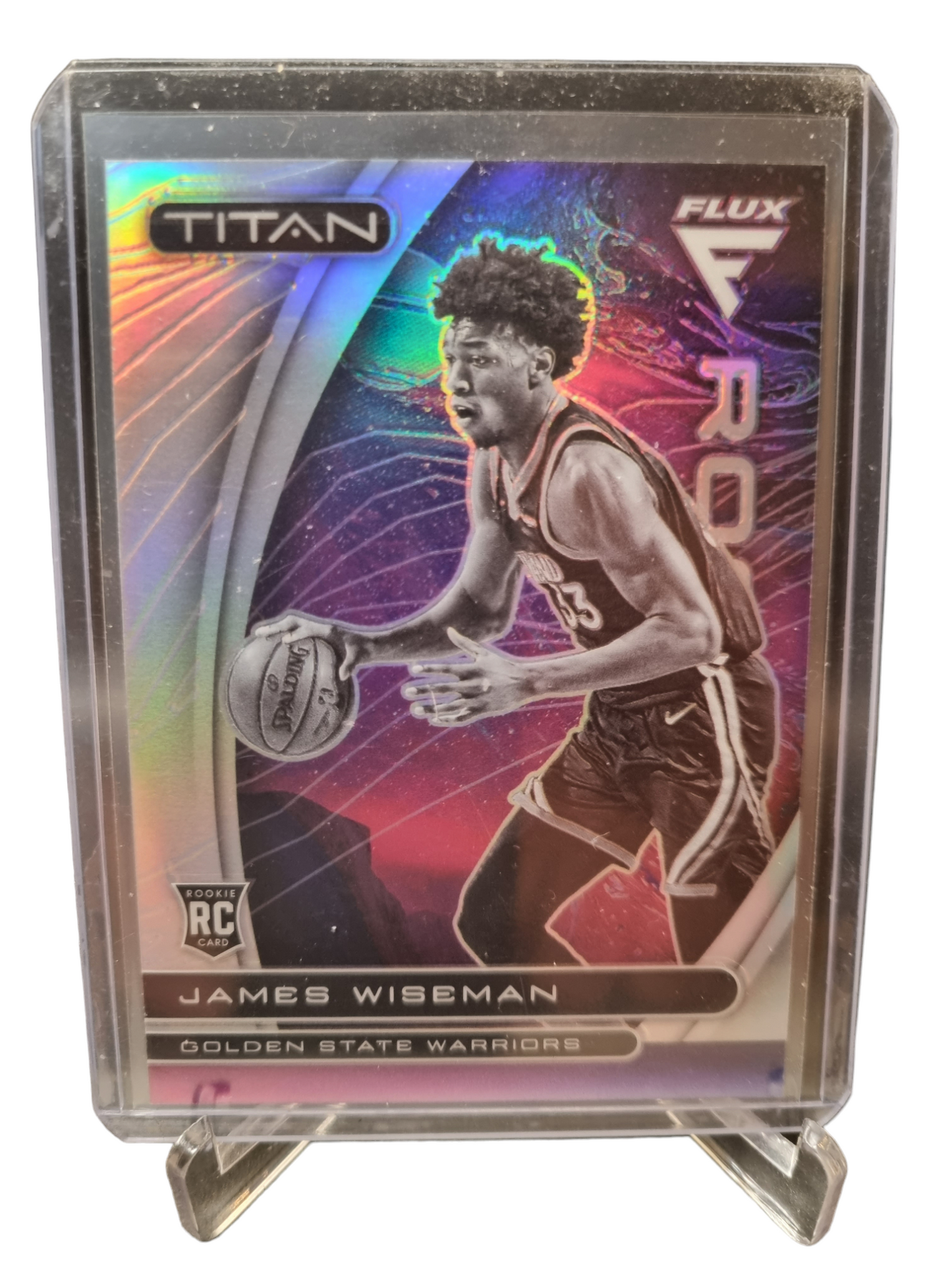 2020-21 Panini Flux #12 James Wiseman Rookie Card Titan