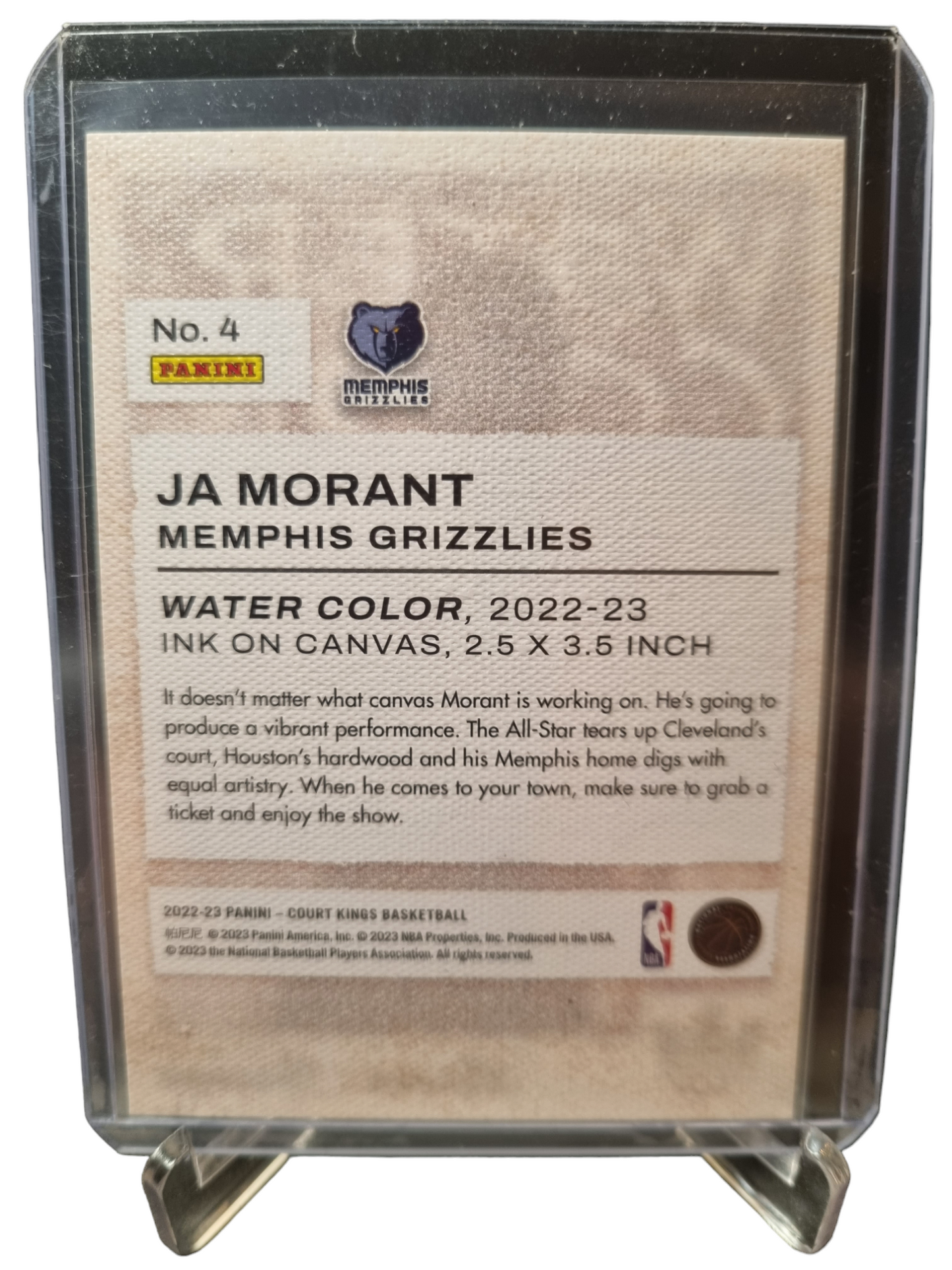 2022-23 Panini Court Kings #4 JA Morant Water Color