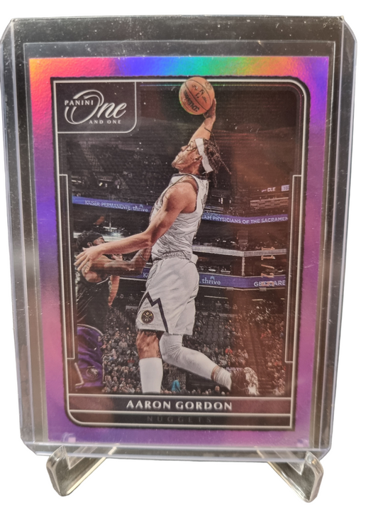 2021-22 Panini One And One #57 Aaron Gordon Purple 11/25