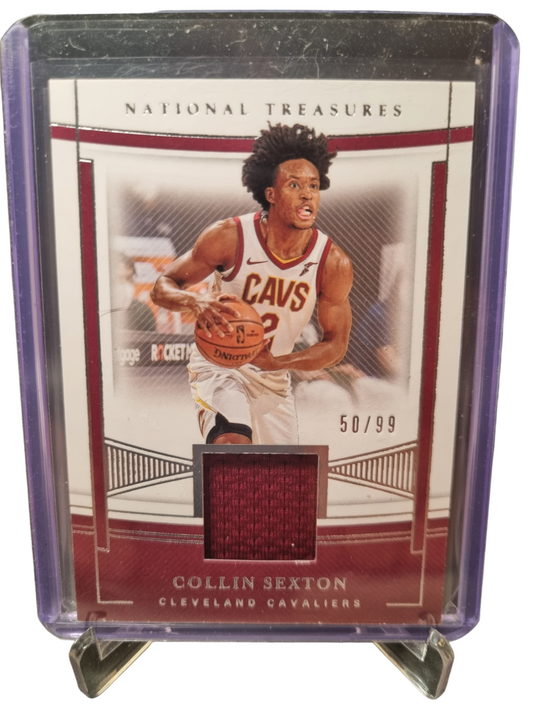 2021-22 Panini National Treasures #MTR-CSX Colin Sexton Game Worn Patch 50/99