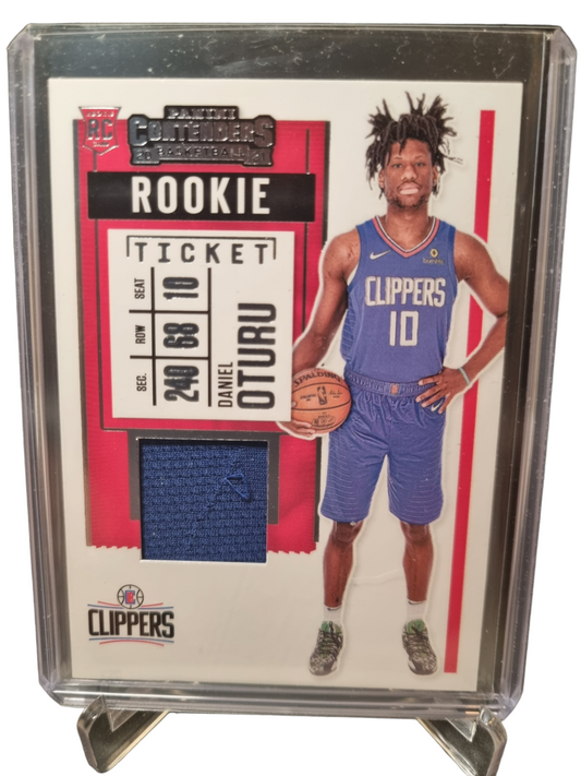 2020-21 Panini Contenders #RS-DOT Daniel Oturu Rookie Patch