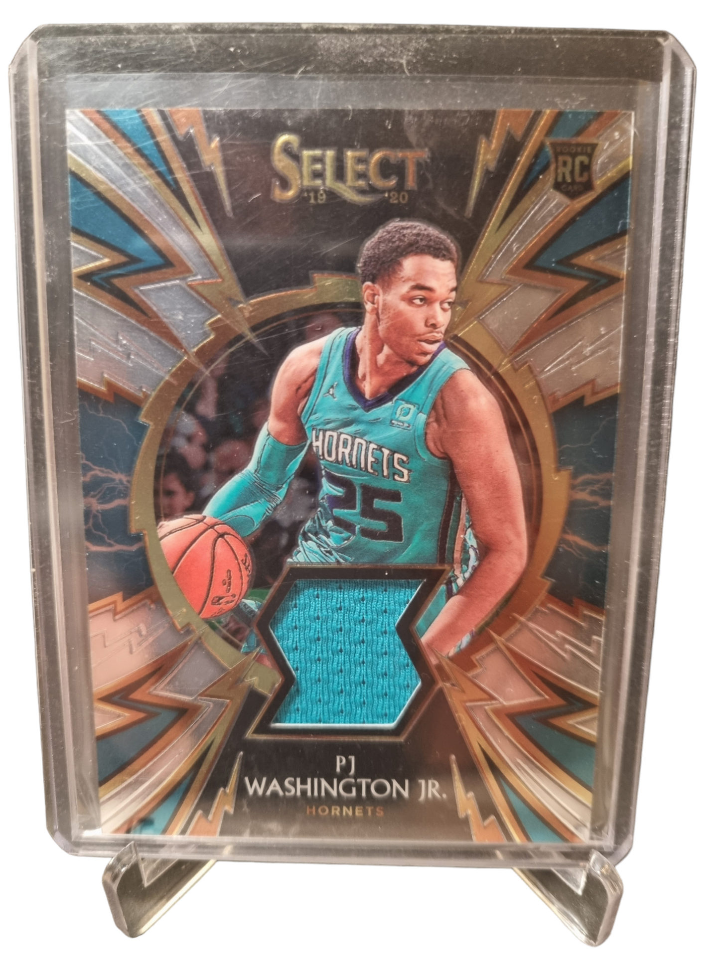 2019-20 Panini Select #SP-PJW PJ Washington Junior Rookie Card Game Worn Patch