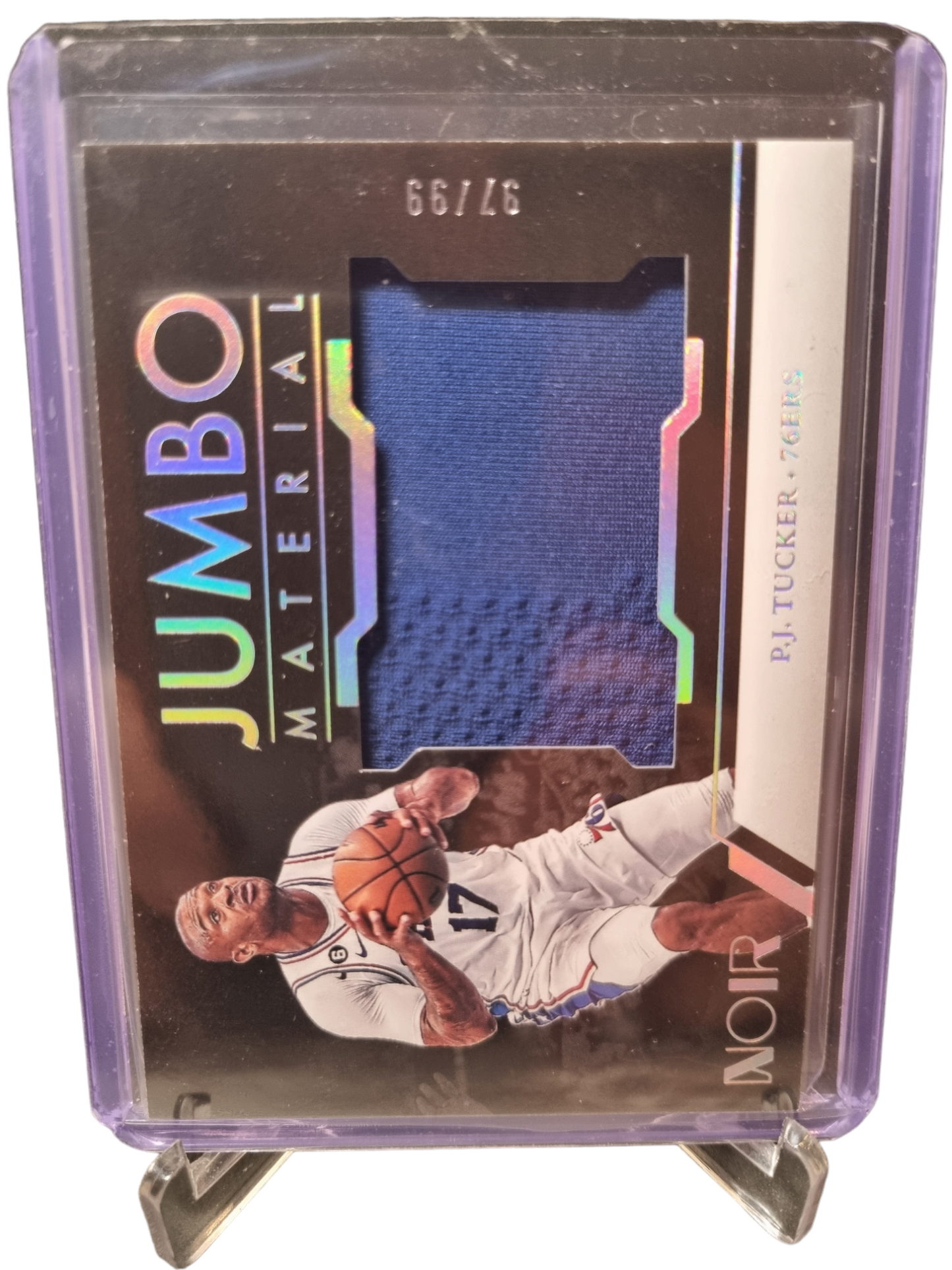 2022-23 Panini Noir #JM-PJT P.J. Tucker Jumbo Game Worn Patch 97/99