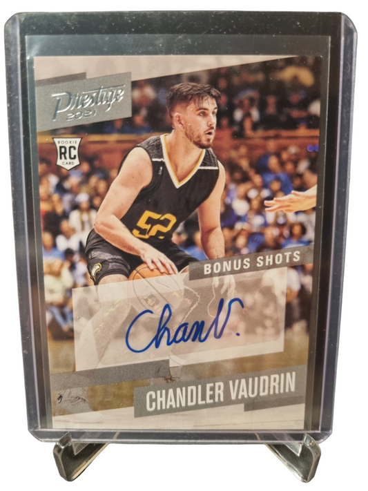 2021-22 Chronicles Prestige #PBCVA Chandler Vaudrin Rookie Card Draft Picks Autograph