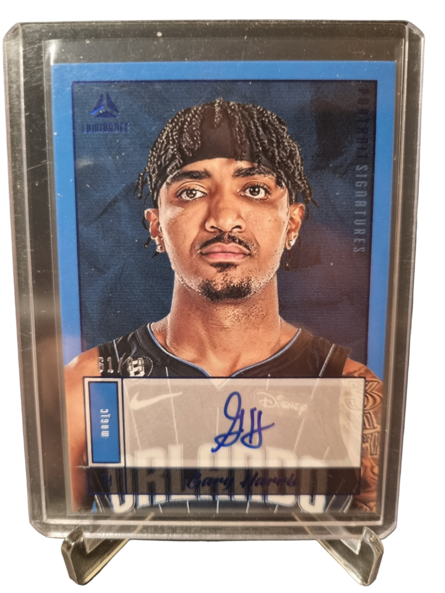 2022-23 Panini Chronicles Luminance #PS-GHR Gary Harris Autograph 61/99