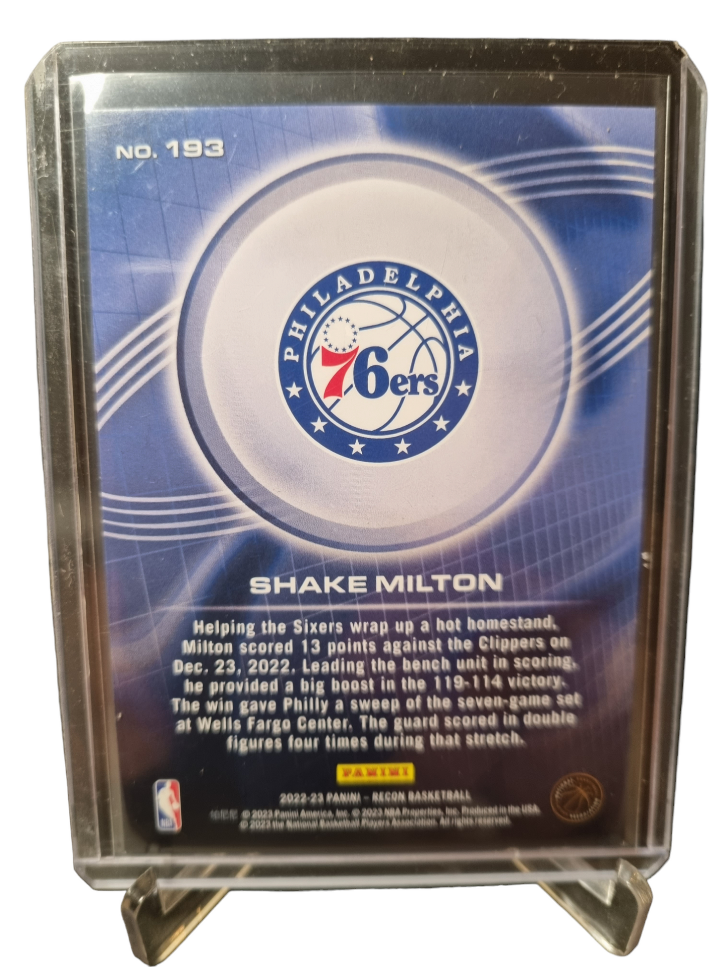 2022-23 Panini Recon #193 Shake Milton 1/3