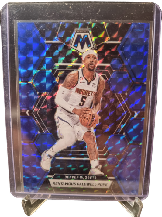 2022-23 Panini Mosaic #86 Kentavious Caldwell-Pope Blue Mosaic Prizm 011/199