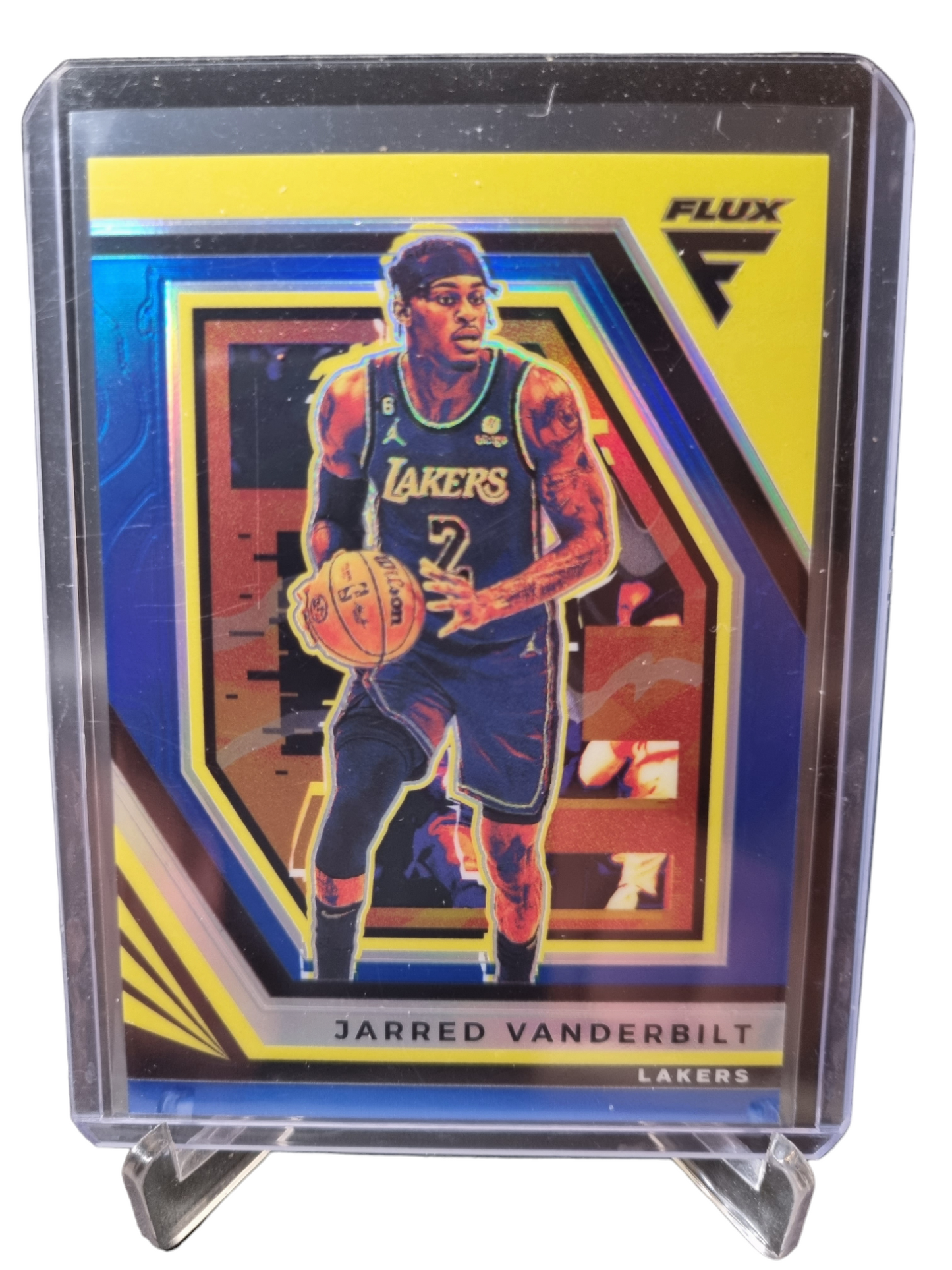 2022-23 Panini Flux #9 Jarred Vanderbilt Blue Prizm 57/99