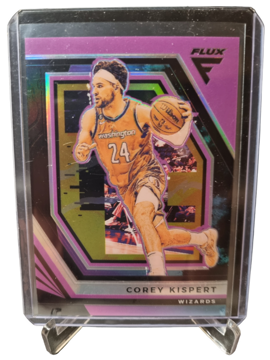 2022-23 Panini Flux #92 Corey Kispert Purple Prizm 25/25