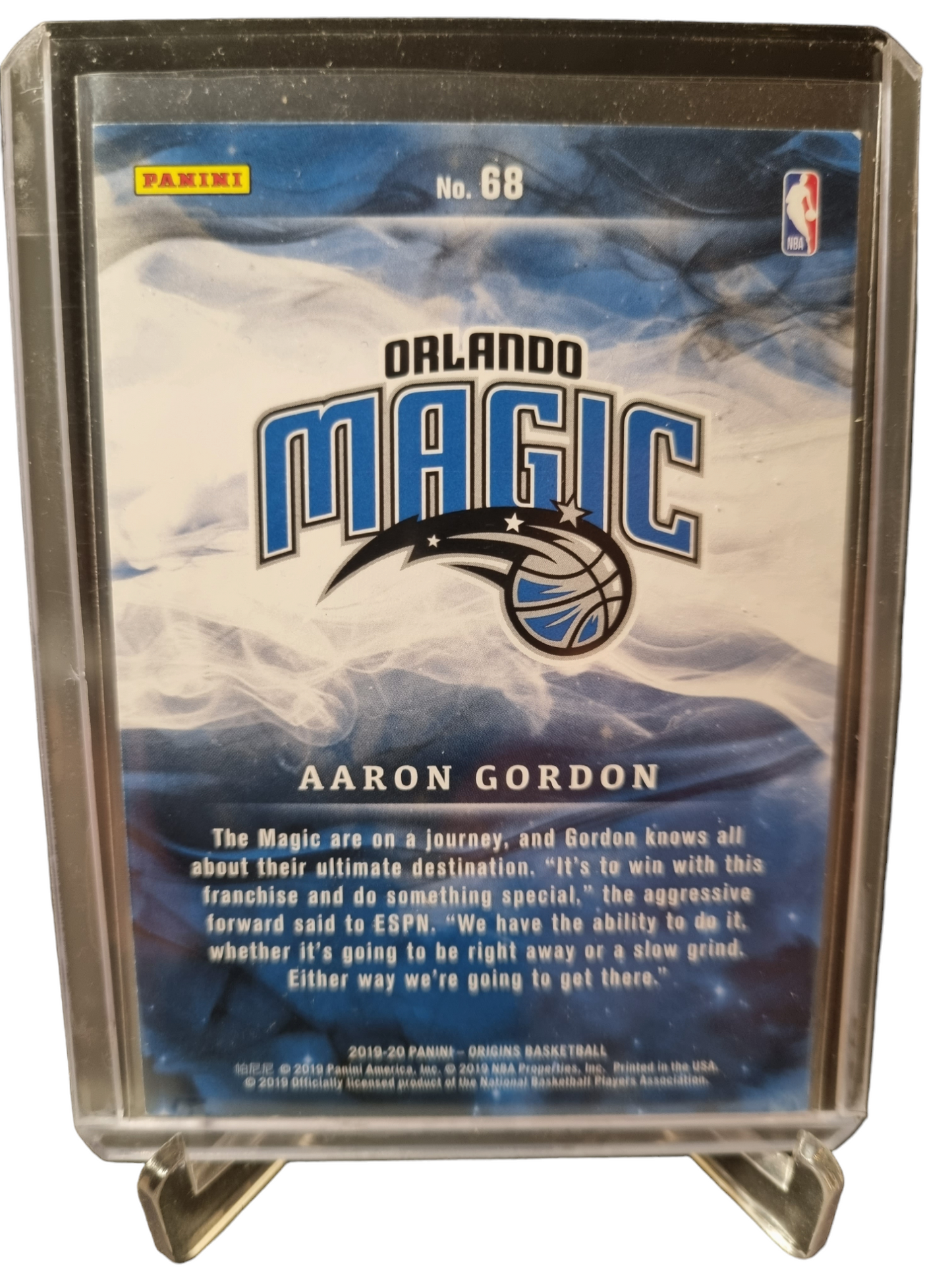 2019-20 Panini Origins #68 Aaron Gordon 04/99