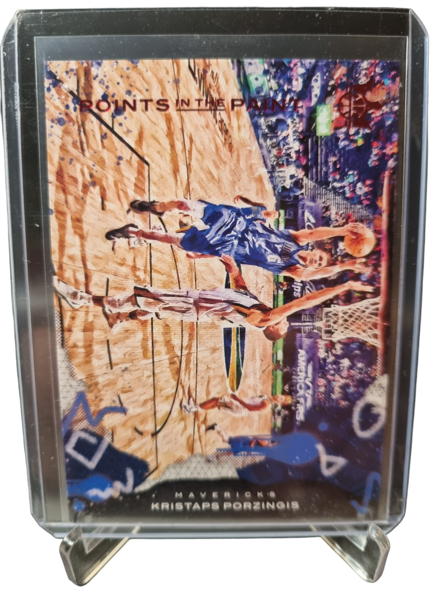 2020-21 Panini Court Kings #25 Kristaps Porzingis Points In The Paint 046/149