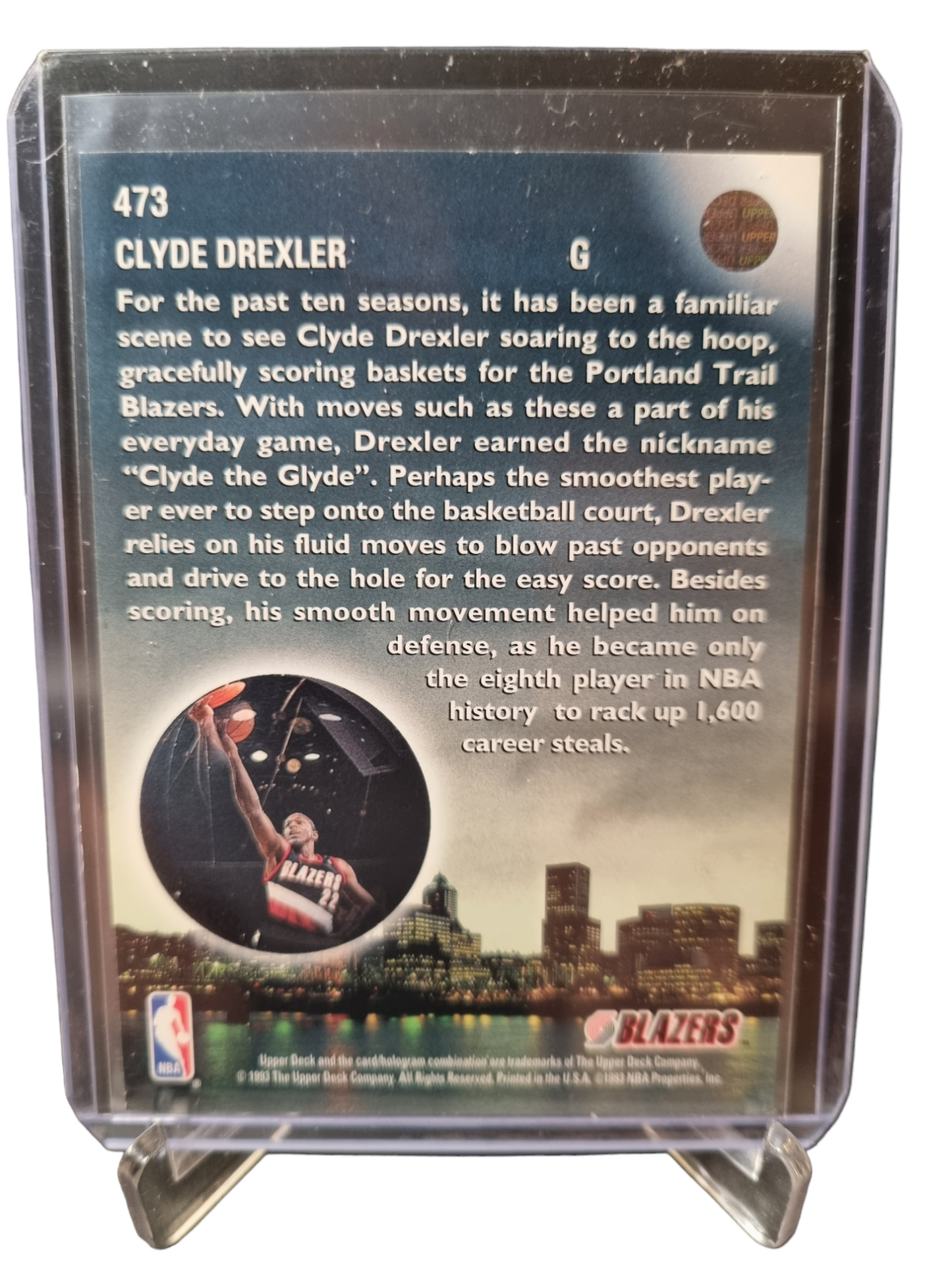 1993 Upper Deck #473 Clyde Drexler Skylights