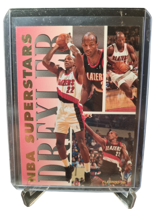 1993-94 Fleer #4 of 20 Clyde Drexler NBA Superstars