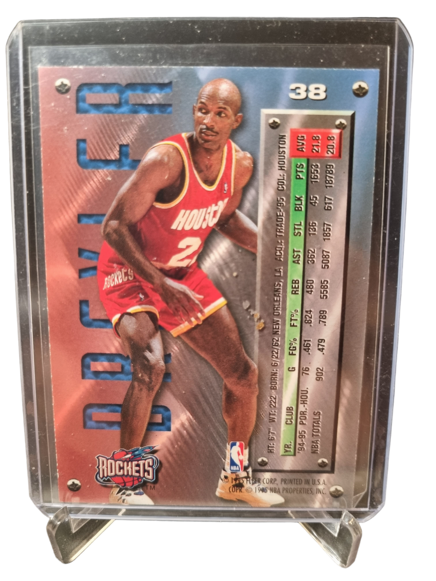 1995-96 Fleer Metal #38 Clyde Drexler