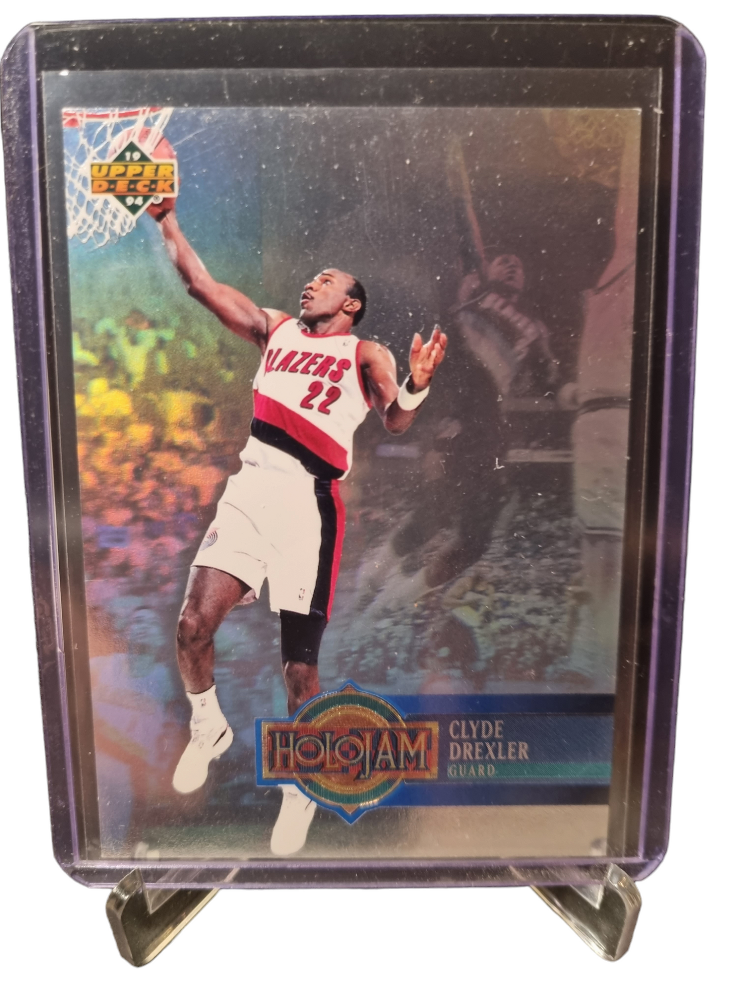 1993 Upper Deck #H22 Clyde Drexler Holo-Jam