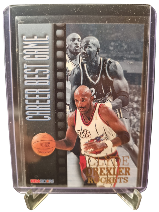 1997 Upper Deck #329 Clyde Drexler Career Best Game