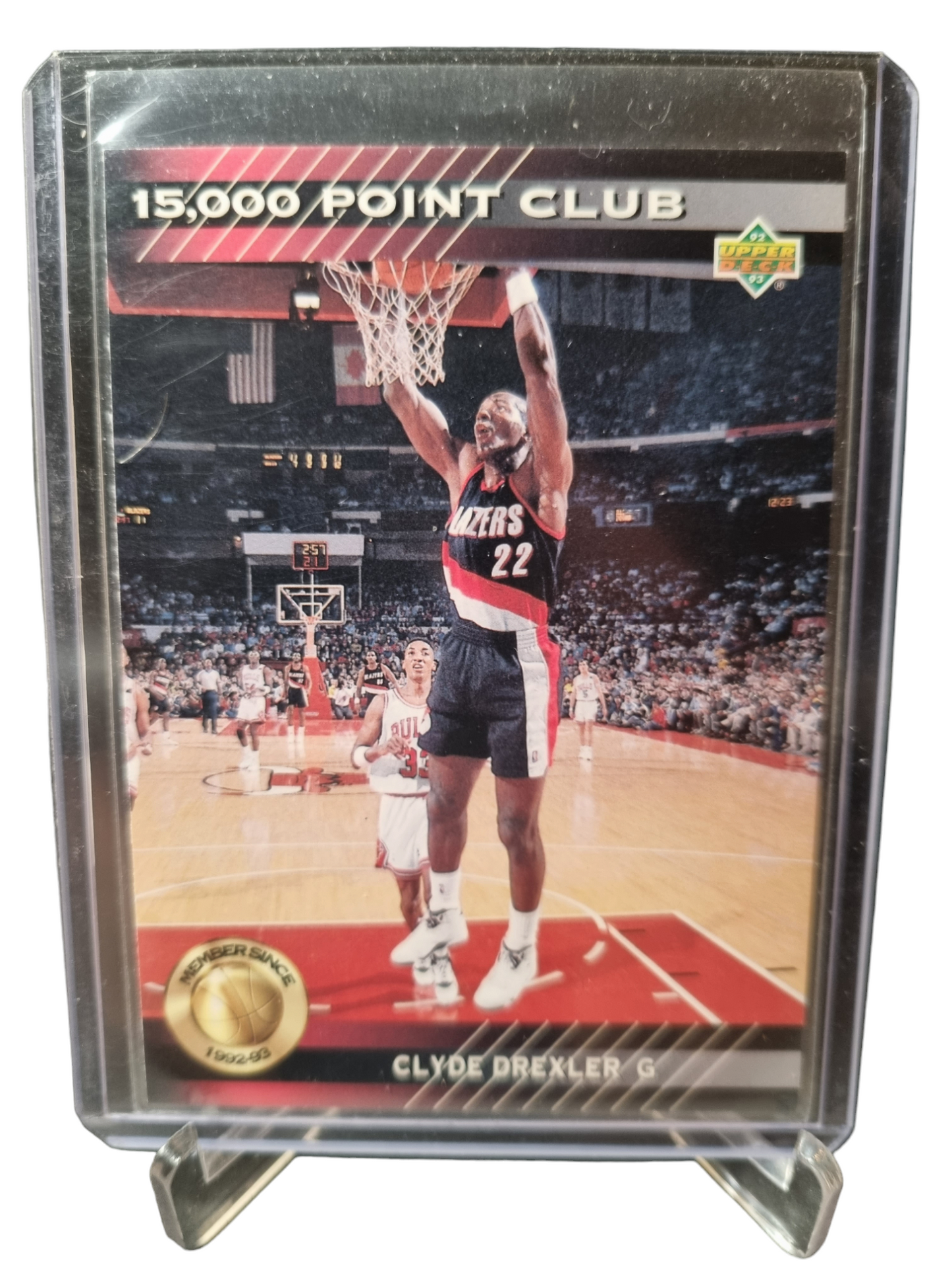 1993 Upper Deck #PC13 Clyde Drexler 15000 Point Club