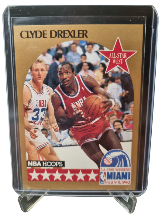 1990 Hoops #16 Clyde Drexler All-Star West