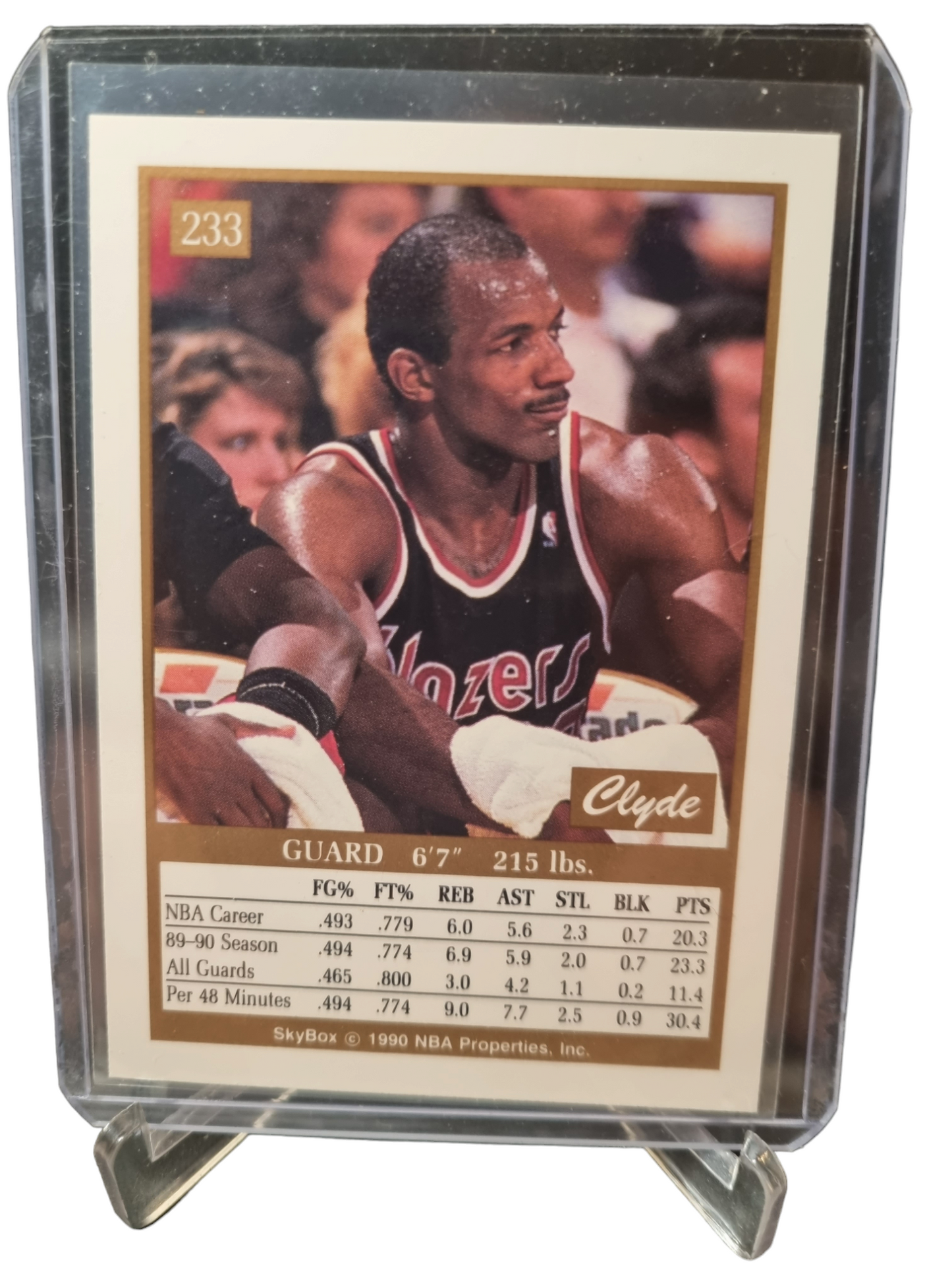 1990 Skybox #233 Clyde Drexler