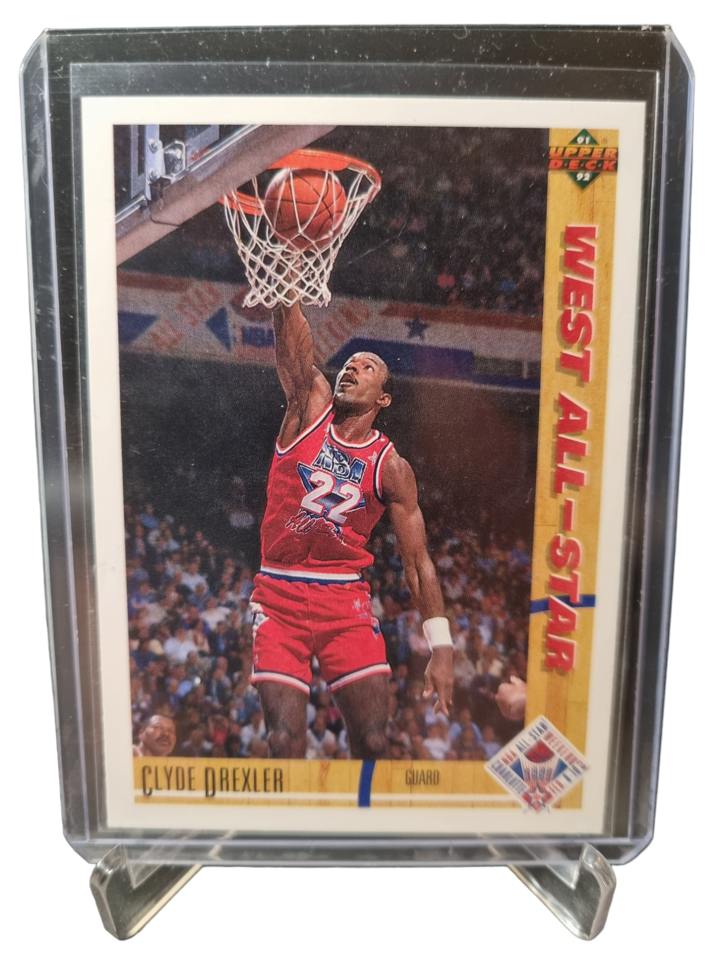 1991 Upper Deck #53 Clyde Drexler West All-Star