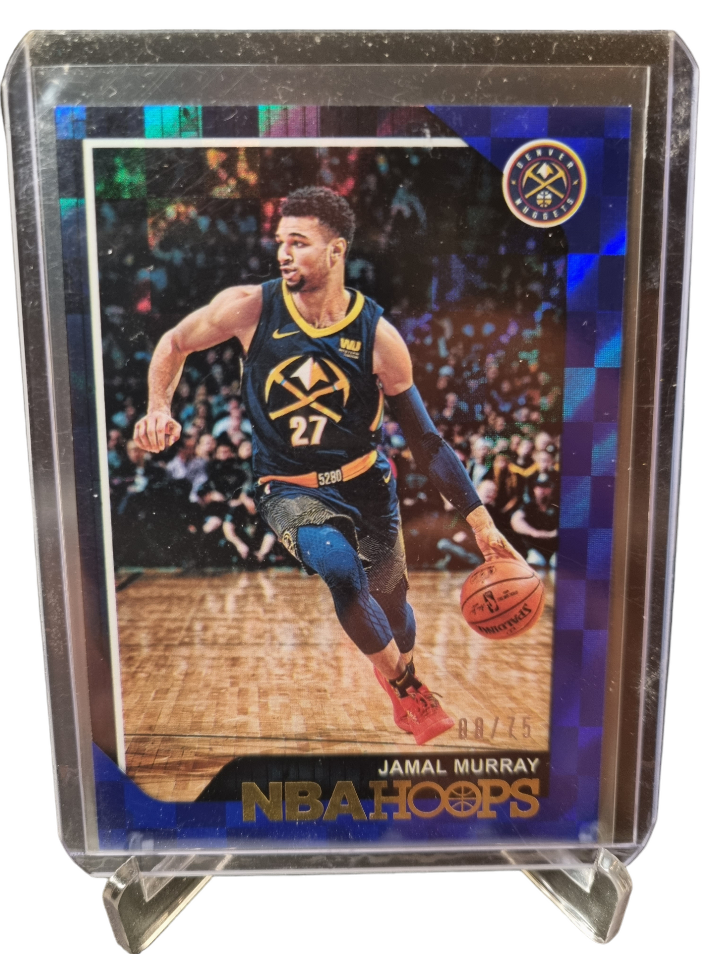 2018-19 Panini Hoops #22 Jamal Murray Blue Holo 08/75