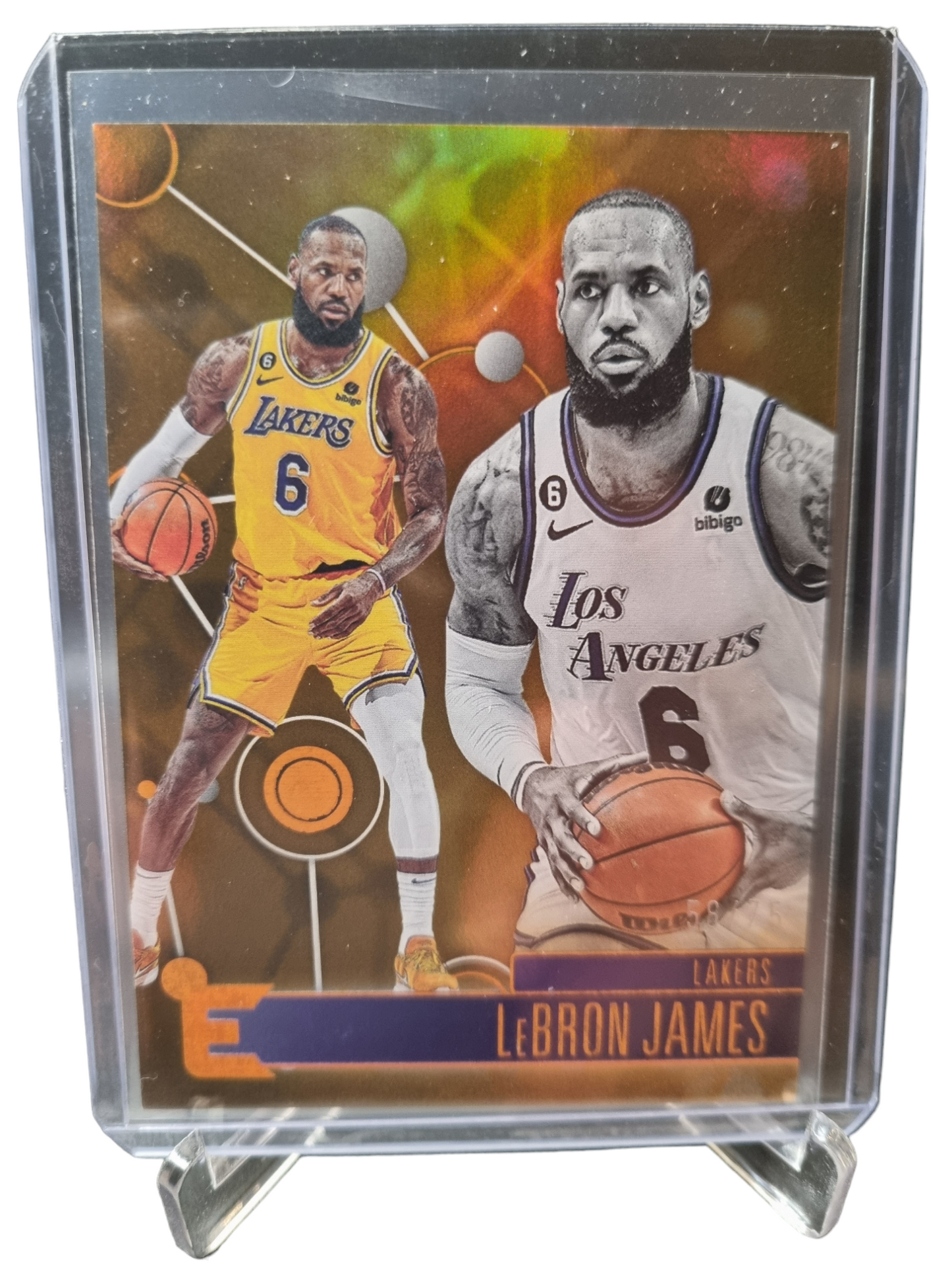 2022-23 Panini Chronicles Essentials #228 Lebron James Orange 58/75