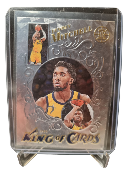 2021-22 Panini Illusions #14 Donovan Mitchell King Of Cards