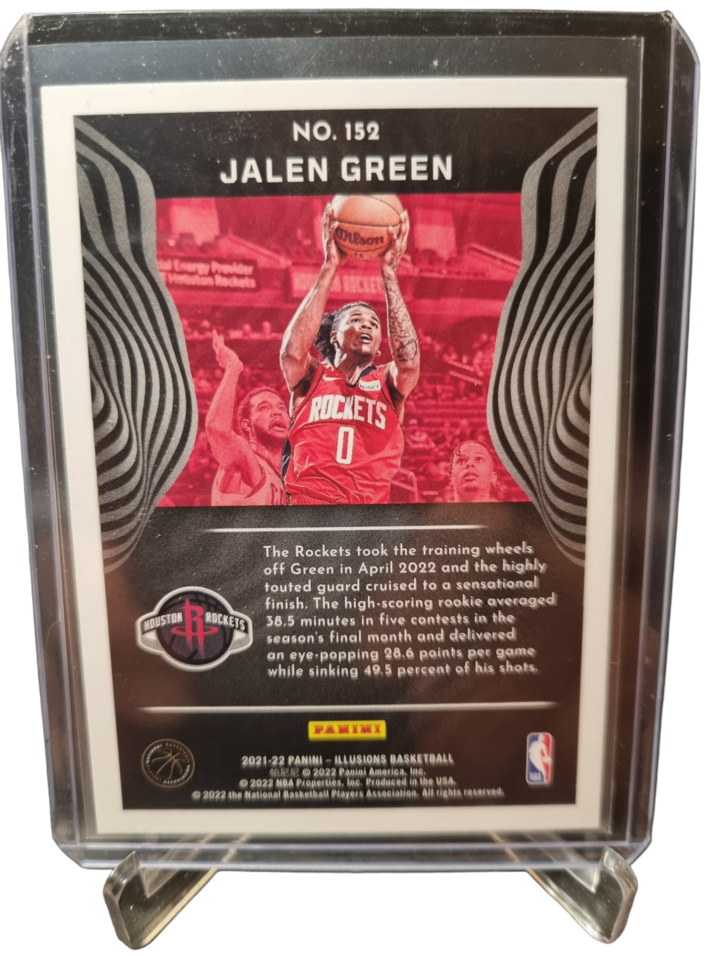 2021-22 Panini Illusions #152 Jalen Green Rookie Card