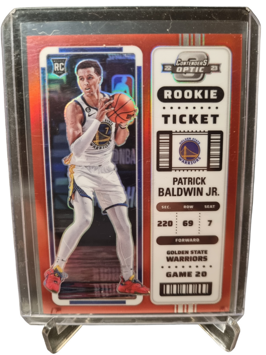 2022-23 Panini Contenders Optic #20 Patrick Baldwin JR Rookie Ticket Red Prizm