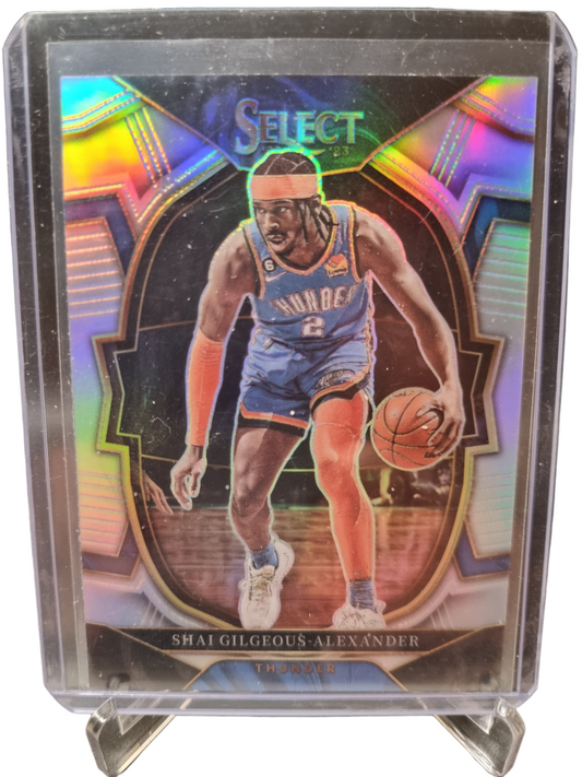 2022-23 Panini Select #56 Shai Gilgeous-Alexander Silver Prizm