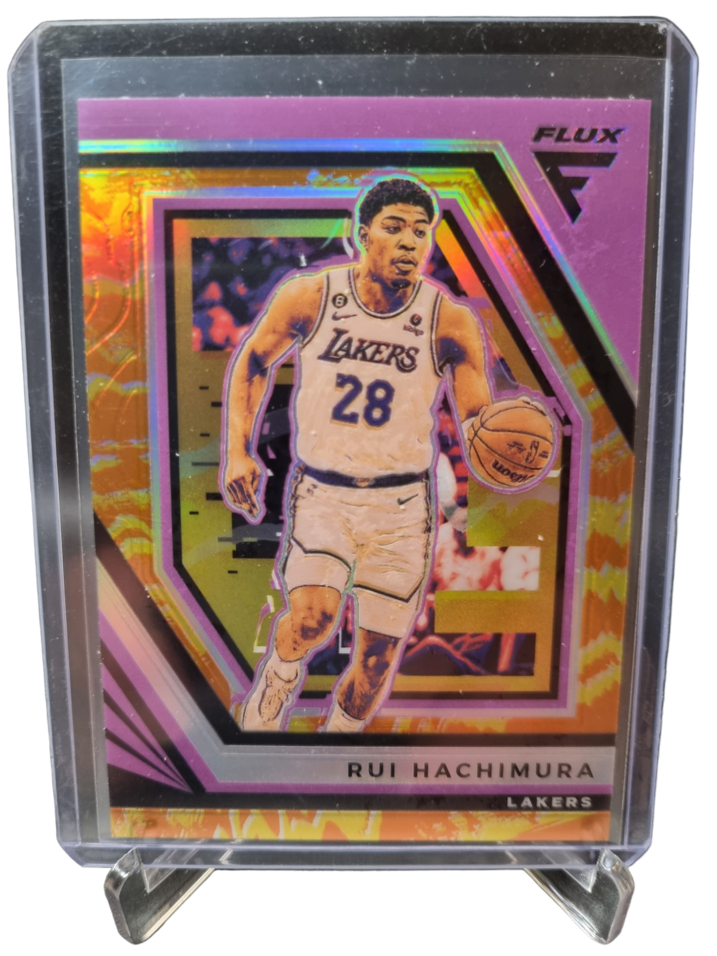 2022-23 Panini Flux #180 Rui Hachimura Prizm