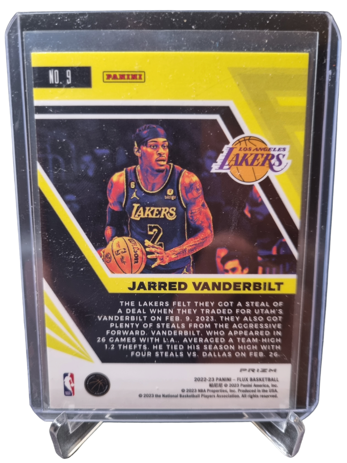 2022-23 Panini Flux #9 Jarred Vanderbilt Silver Prizm