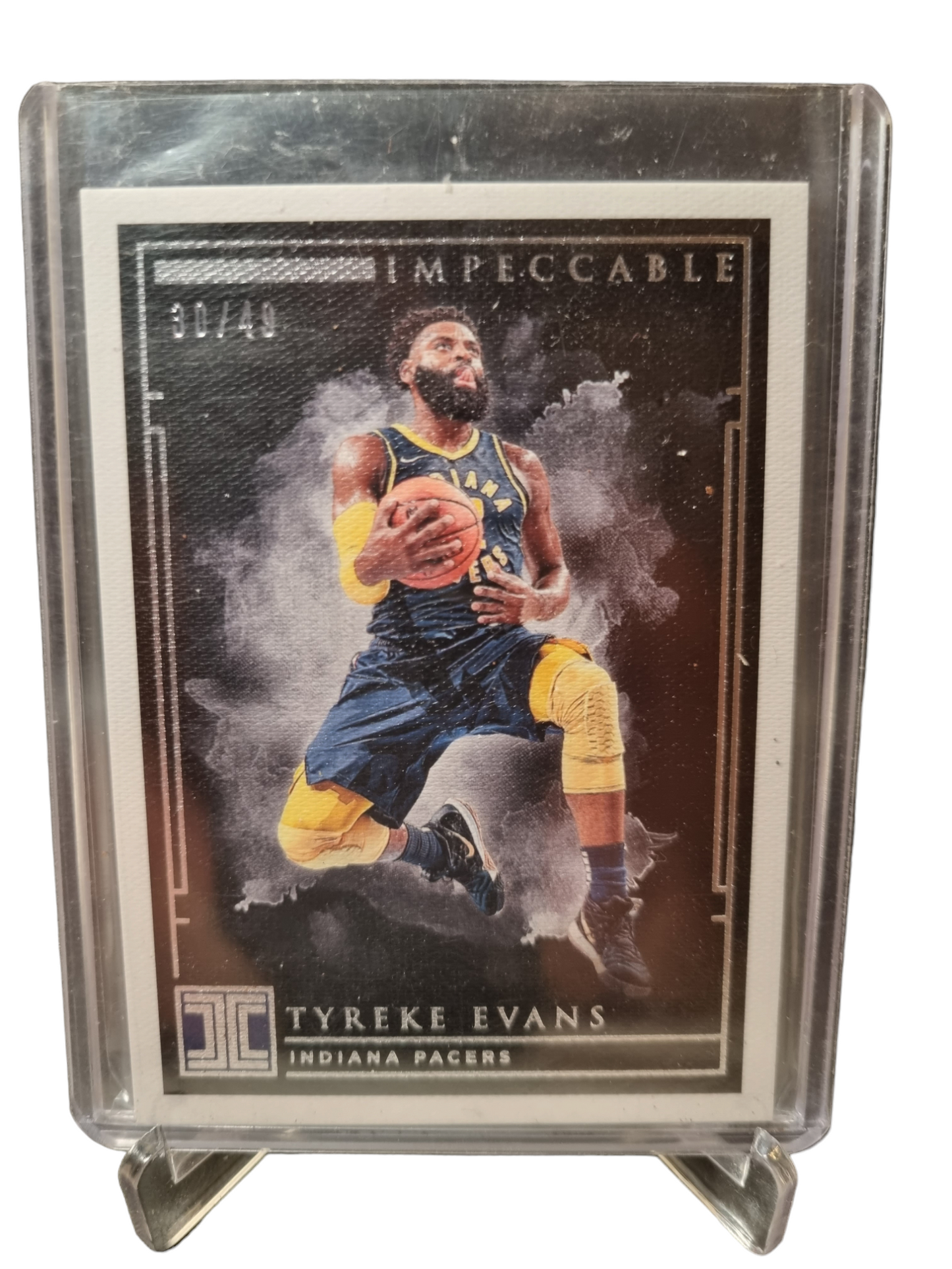 2018-19 Panini Impeccable #30 Tyreke Evans 30/49