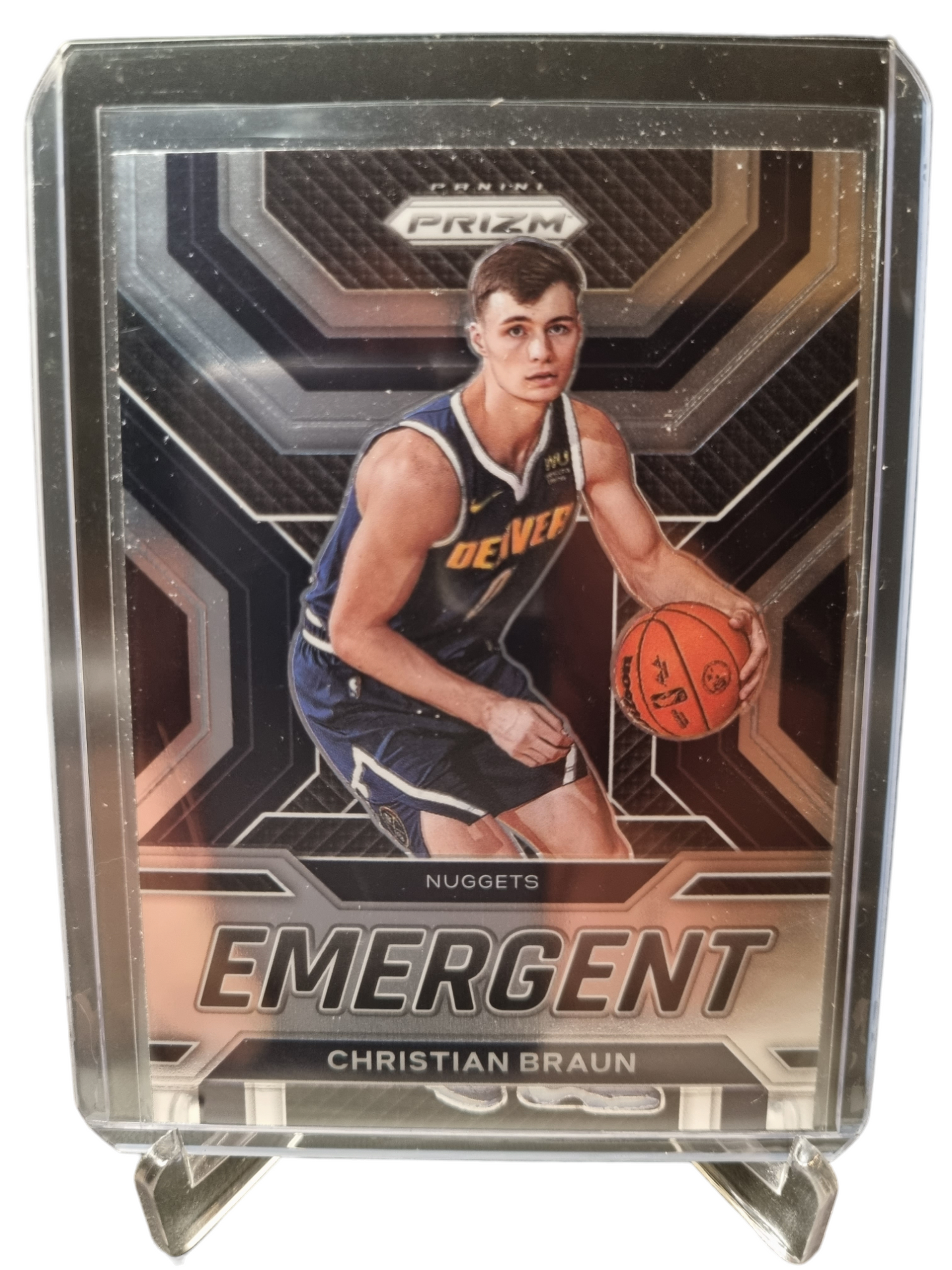 2022-23 Panini Prizm #21 Christian Braun Rookie Card Emergent