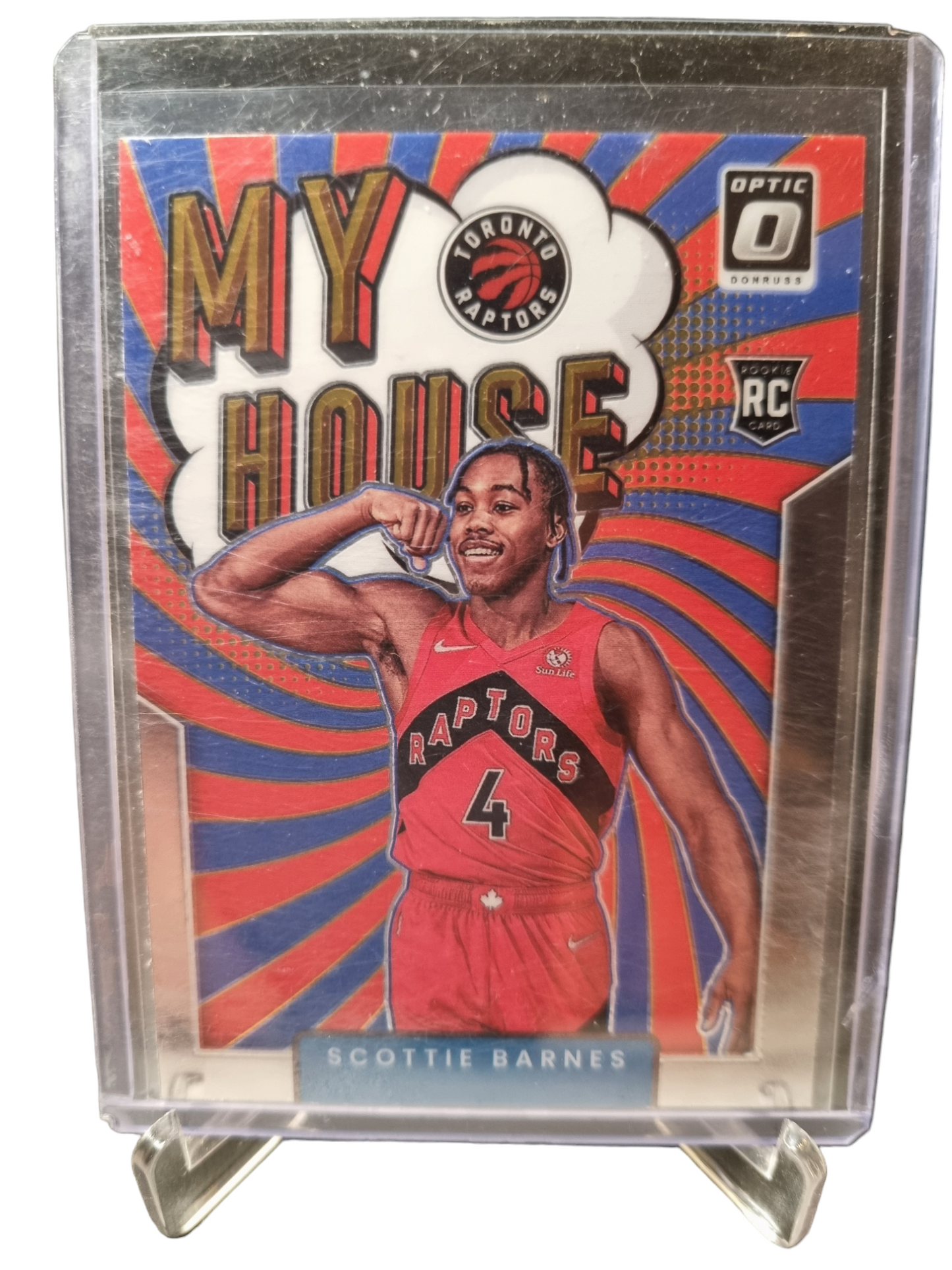 2021-22 Panini Donruss Optic #19 Scottie Barnes Rookie Card My House