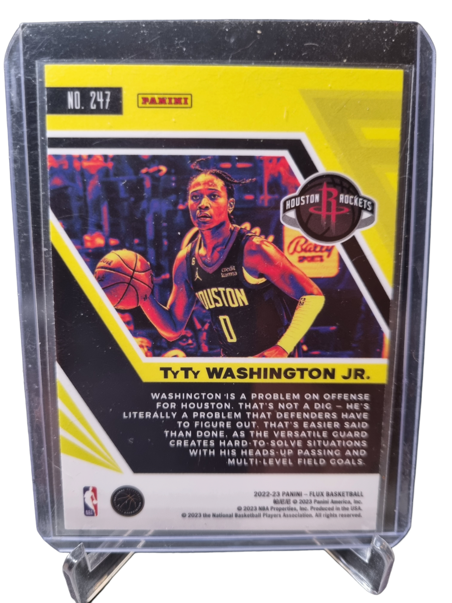 2022-23 Panini Flux #247 TyTy Washington JR Rookie Card