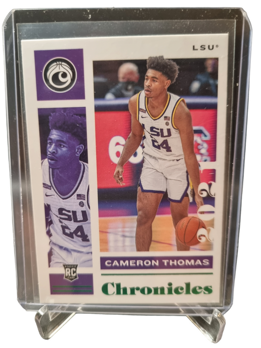 2021-22 Panini Chronicles #15 Cameron Thomas Rookie Card Draft Picks